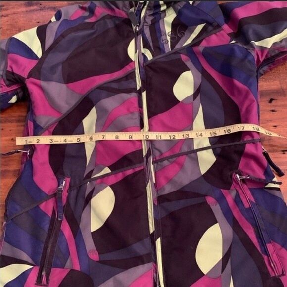 686 Ski Snowboard Jacket Neon Graphic Multicolor Jacket Sz XS - Picture 9 of 10